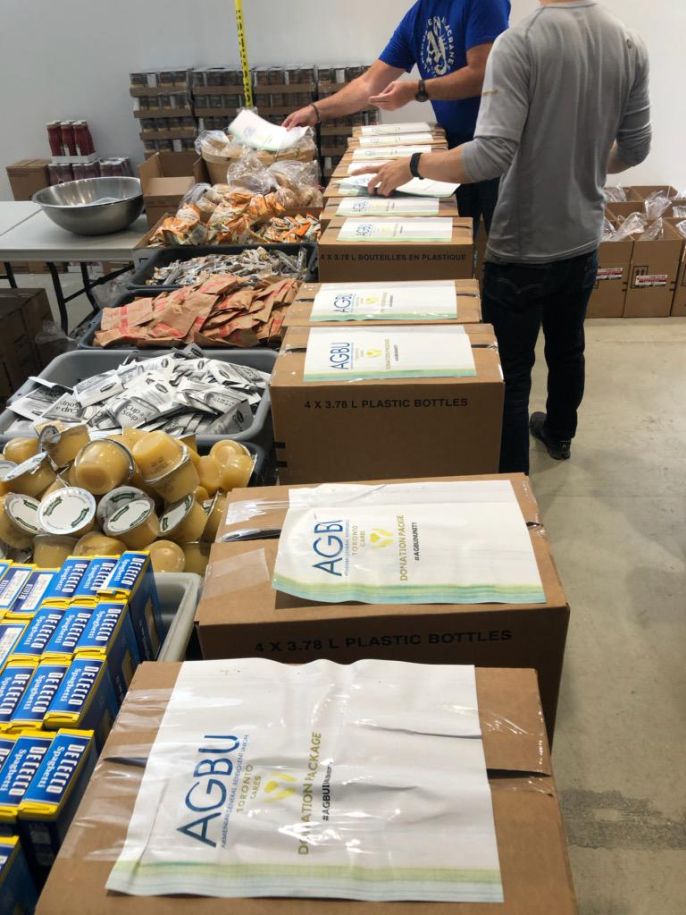 Preparing care packages for our seniors during Covid-19